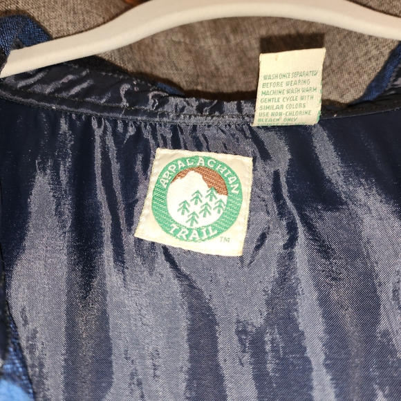 Blue and Black Plaid Button-Up Shirt - Picture 3 of 3